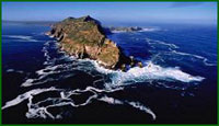 Cape Point where two oceans meet