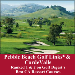Pebble Beach Golf Links and Corde Valle
